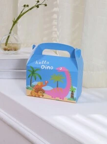 12pcs/Set 16*9*9CM Printed Mini Dinosaur Pattern Gift Boxes, Party Favor Boxes For Birthday, Holiday Celebration, Gift Packaging,Christmas Valentine Day - Multicolor - View 11
