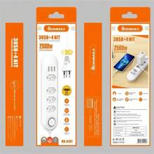 ELECTRICAL EXTENSION WITH FUSE 4 OUTLETS 4 BIVOLT USB PORTS - 3 Doors - View 3