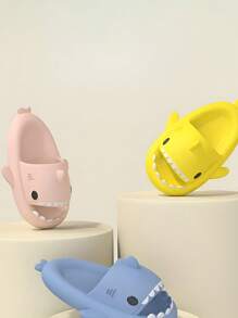 Sandalias Shark Unisex de Tiburón Tierno - Diferentes Diseños a Escoger, Diseño Multicolor, Hasta 3 Colores Combinados,  Diseño con Rayos y Diseño que Brillan en la Oscuridad, EVA Ligero y Cómodo, Suela Antideslizante - Sandalias Shark Unisex de Tiburón Tierno - Diseño Multicolor con Rayos y Brillan en la Oscuridad, Hasta 3 Colores Combinados, EVA Ligero y Cómodo, Suela Antideslizante, Diseño de Moda, Ligero y Muy Comodo. - Rosa - Ver 4