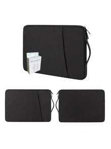 Laptop Sleeve Bag Compatible With 13/14/15/16 Inch Air/ Pro/IPad/Surface/ Apple Laptop/Dell/HP Computer Bag Accessories Polyester Case With Pocket[Gift Rhinestone Data Cable] - Multicolor - View 17