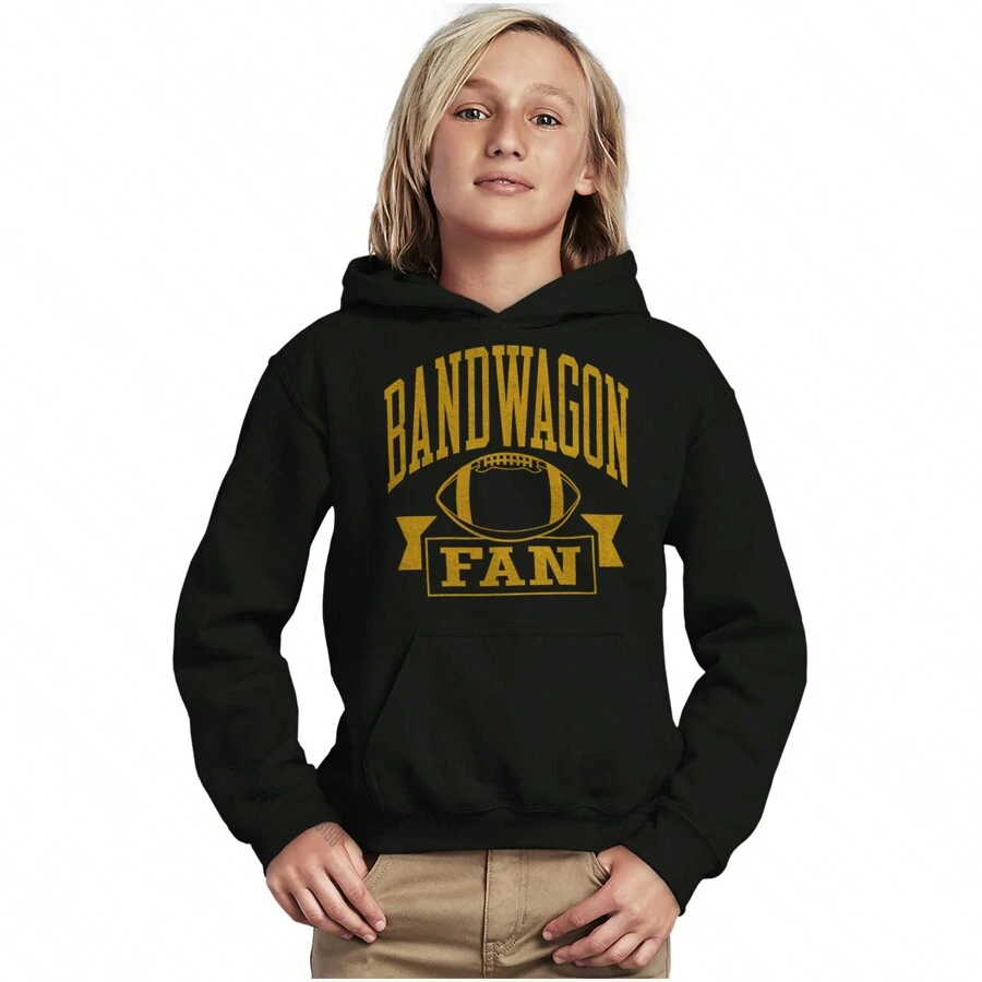 Bandwagon Fan Football Sports Fanatic Youth Hoodie Boy Girl SHEIN USA