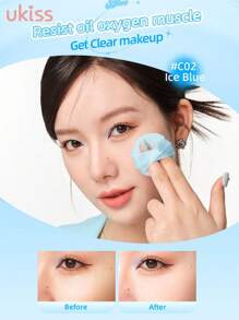 ukiss 定妆散粉，高清散粉，雾面哑光，12 小时持久控油，质地轻盈，打造柔焦效果，遮盖细纹和瑕疵 - #C01 Transparent Color - 查看 6