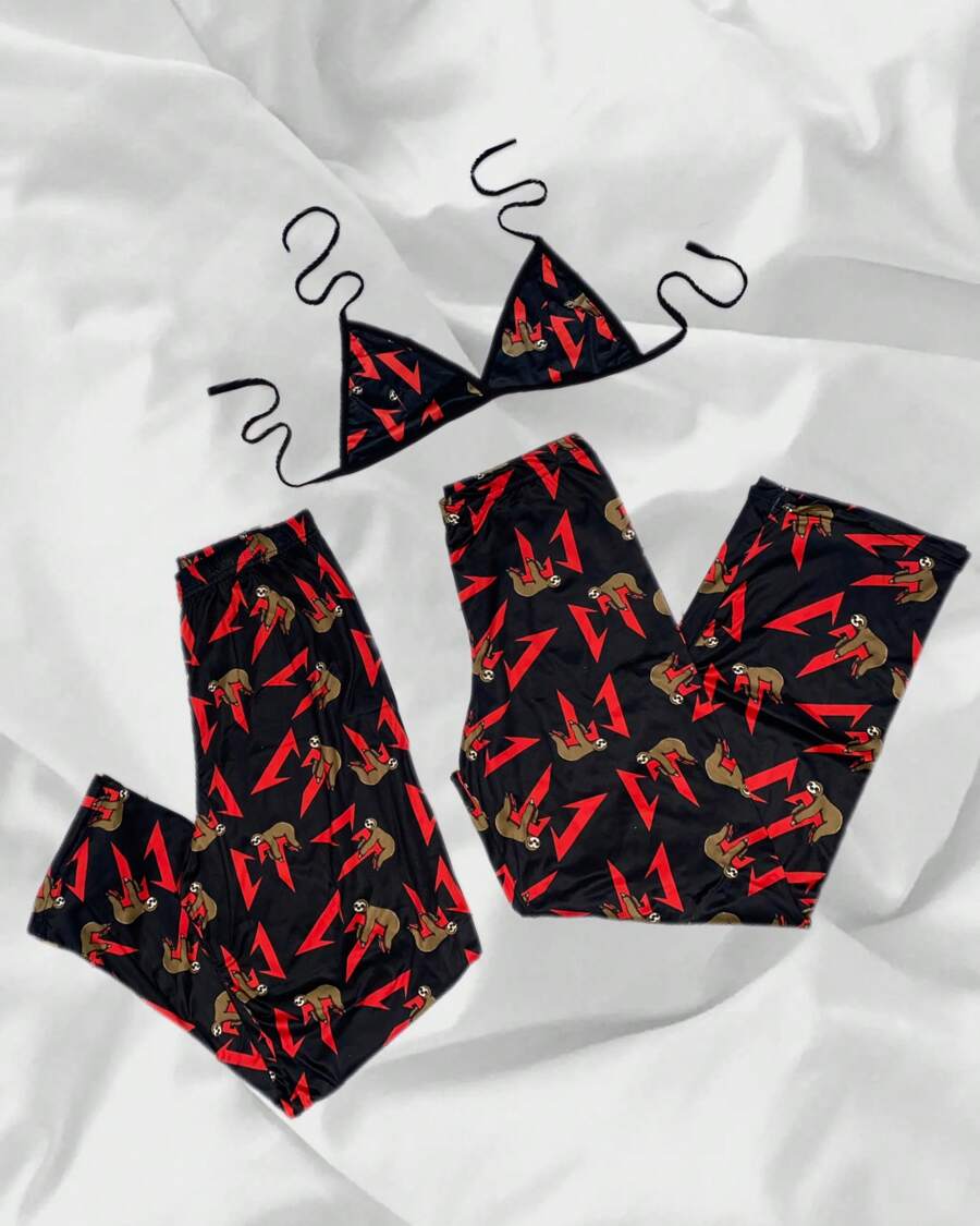 Pijama en pareja CT fresca - Negro - Ver 1