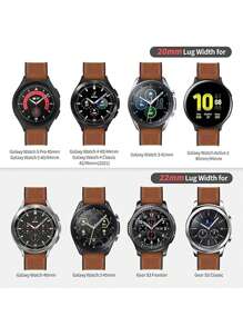 Huastonband 男士復古風玫瑰金矽膠錶帶，柔軟防汗運動錶帶 20mm/22mm，相容於 Galaxy Watch 7 40mm、Watch6 44mm/5/4/3 Pro Active2、Watch GT GT2 Pro GT3 GT4、Watch、Watch，運動錶帶，夏季女性海灘、派對、活動、舞蹈配件，假期禮物，畢業季，返校季 - 玫瑰金 - 查看 9