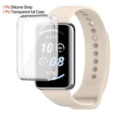 Replacement Silicone Strap Case Compatible With Honor Band 9 Watchband Sport Bracelet For Honor Band 9 Protection Cover Case For Men And Women As A Gift For Students Returning To School