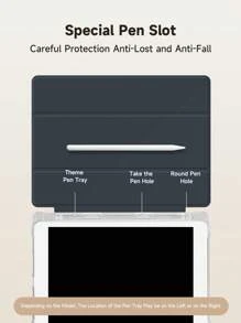 Valentines Bow And Cherry Pad Case Compatible With Ipad 7/8/9th Generation 10.2inch, Compatible With Samsung Galaxy Tab A7 10.4 Inch, Tab, With Pen Holder, Supports Automatic Sleep/Wake Lid