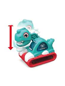 Green Smoke Dinosaur Cart Walks Sounds Lights FAST SHIPPING - 綠色 - 查看 8