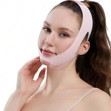 1个女士灰色/粉色双面绷带眼罩，适合日常佩戴。这款无缝V型睡眠眼罩非常适合居家睡眠和放松。您可以在看电视、运动或进行休闲活动时佩戴。 - 紅白色 - 查看 8