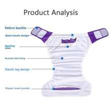 可调节可重复使用成人纸尿裤，适合老年人和残疾人士，可水洗，防水透气，缓解尿失禁