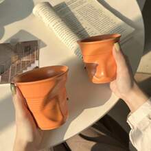 1 件多巴胺启发不对称形状陶瓷饮水杯