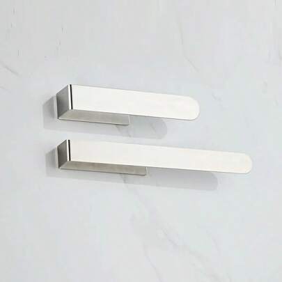 Portasciugamani senza foratura, portasciugamani da bagno, autoadesivo, per accessori da bagno e cucina, strumenti da bagno