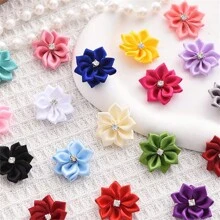 50pcs Handmade Embellished Flower DIY Clothing Accessories