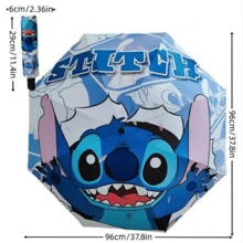 1支繡花折疊傘，太陽傘戶外雨天兩用雙人傘