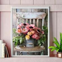 1pc Paint By Numbers Kit For Adults Beginner On Canvas, Adults' Paint-By-Number Kits, Adult Paint By Number Kits, Painting Kits For Adults, Number Painting For Adults, Hobbies For Women, Painting By Numbers For Adults, Birthday, Thanksgiving, Christmas Gifts For Mom, Grandma, Neighbors, Friends, Home Decor Set(Frameless)