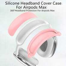 Apple Slime Silicone Protective Case Compatible With Airpods Max - Soft Silicone Cover, Waterproof, Dustproof, Fingerprint-Proof, Scratch-Resistant 360° Full Protection, Silicone Ear Cup Cover, Silicone Headband Cover, Silicone Headband Pad, Silicone Carrying Case, Flexible Silicone Material For Comfort, Durability And Easy Cleaning, Multiple Colors Available, Great Gift