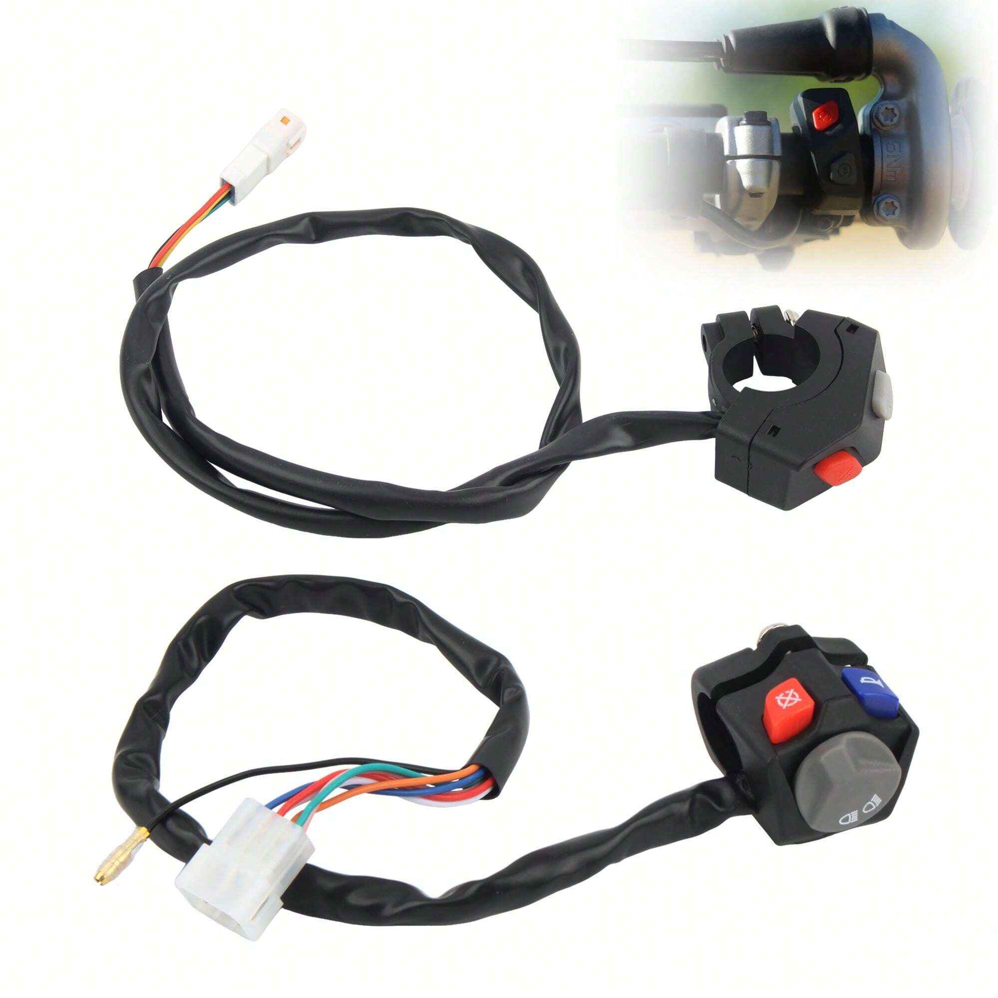 PowerMotor Motorcycle Left And Right Combination Handlebar Start Switch
