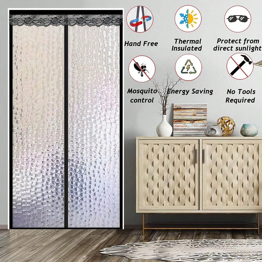 Insulated Curtain, Patio Door Covers, SelfClosing