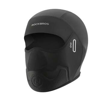 ROCKBROS 1pc Face Mask Helmet Liner: Ice Silk Moisture-Wicking Head Cover With Anti-Slip Chin Protection For Mountain Bike Cycling Face Masks