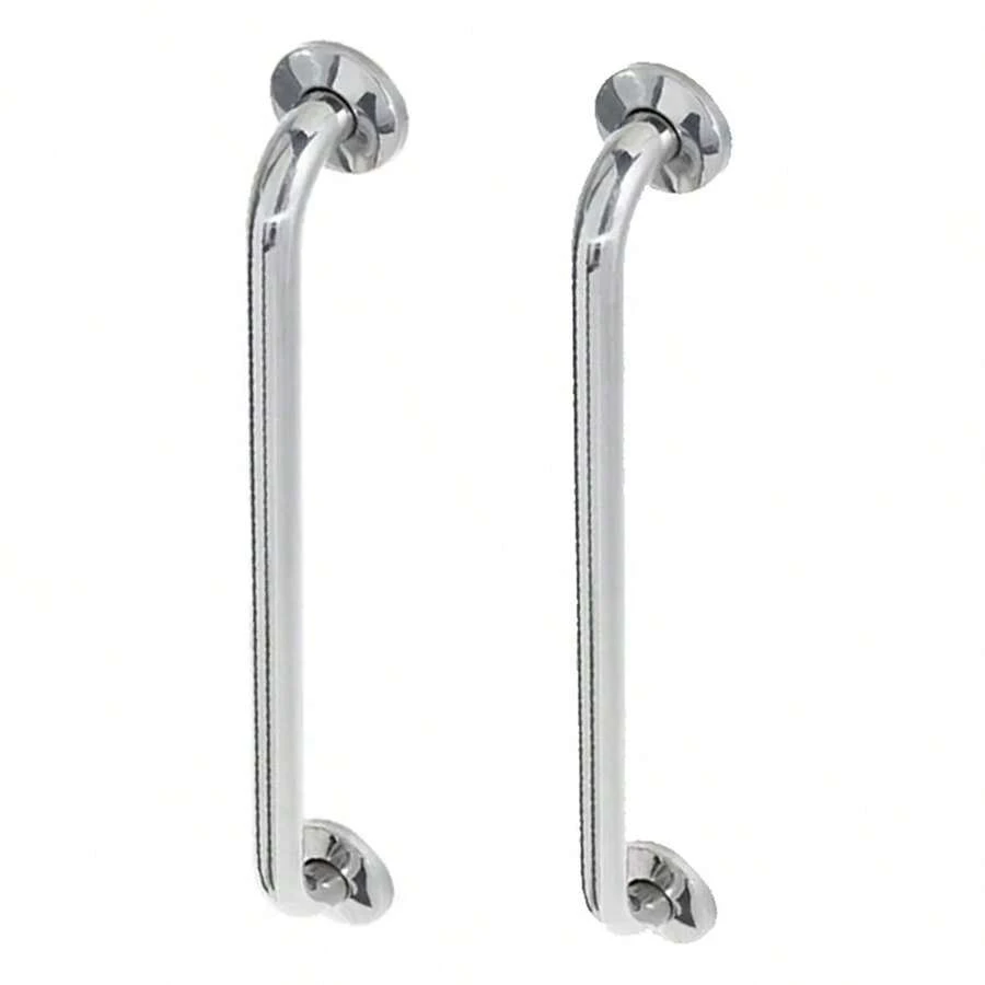 Support Handle Kit 2 Units Stainless Steel 40cm Bathroom Elderly Disabled Wheelchair Accessibility - 彩色 - 查看 1