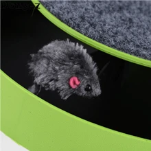 1 件 Cat Hi 互动玩具，旋转猫鼠游戏盘，猫抓板 - 彩色 - 查看 6