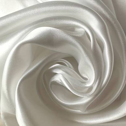 1pc Faux Silk Satin Fabric, Shiny Cloth For Wedding Dress, Sleepwear, Home Textile, DIY Tablecloth, Backdrop Fabric