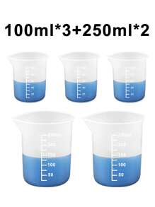 16PCS Silicone Measuring Cup Tool Kit - 250ml/8oz &100ml Resin Mixing Cup, Easy To Clean, Epoxy Resin Supplies For Molds,Paint,Jewelry Making - Silicone Tool Kits - View 5