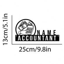 1 st. Aangepaste accountantsbureau naamplaatje, accountant metalen naamplaatje voor bureau, bureau naamplaatje, bureau naamplaatje kapper bureau naamplaatje biker bureau naamplaatje - Veel kleurig - Bekijken 3