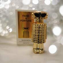 APRELCOMER, Perfume de mujer, F@ME DORADO,  EL REGALO PERFECTO DE AMOR, fragancia elegante, Mango-bergamota sus notas principales,  floral, dulce, seductora, femenino, edición especial, frasco dorado, regalo para cualquier ocasión - Dulce - Ver 1