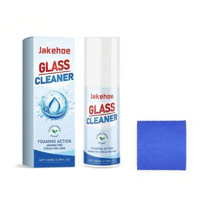 100 ml środka do czyszczenia szkła, usuwa kurz, zanieczyszczenia i uporczywe plamy, sprawia, że powierzchnie szklane stają się lśniące i czyste, zawiera środki powierzchniowo czynne