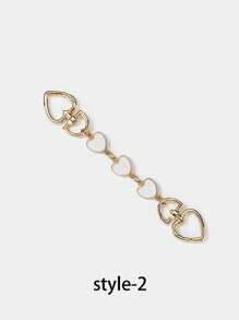 1/2 buc. Lanț de prelungire a geanților, prelungitoare de curele de poșetă Accesorii de înlocuire pentru lanț de prelungire a poșetei pentru geanta de umăr.