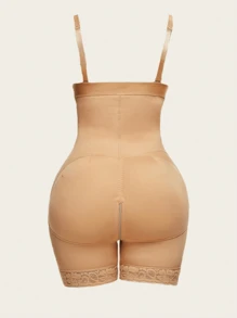 Women's Faja One-Piece Bodysuits High Waist Cincher Butt Lifter Shaper With Triple Hooks