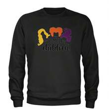I Smell Children Hcus Pocus Adult Crewneck Sweatshirt - 查看 2