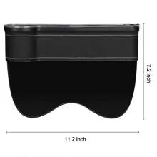 Car Seat Seam Filler Cup Holder 7 Colours Variable LED Car Seam Organiser With 2USB Charging Port Car Accessories - Main Driver - View 3