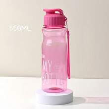 1 件防漏便携式水瓶，带挂绳，适合户外运动、健身和旅行 - 多色 - 彩色 - 查看 11