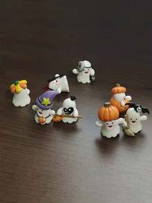 8 món đồ trang trí Halloween Mini, Đồ trang trí dễ thương Quà tặng cho Giáng sinh, Halloween, Lễ Tạ ơn - Nhiều màu - Xem 4