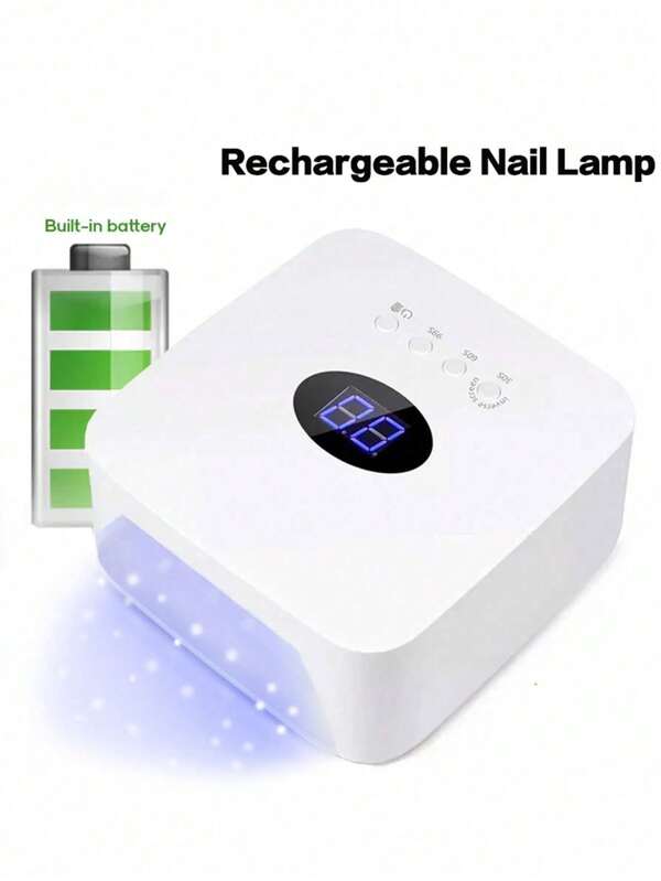 30 LED Professional Nail Dryer Lamp With Automatic Sensor, Nail Gel Polish Curing Light With Timer, Powerful UV Lamp For Salon & Home Use