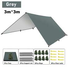 Lona impermeable duradera para camping - impermeable, ligera y versátil, resistente a los rayos UV y con resistencia al agua de 3000 mm para refugio a prueba de lluvia - Multicolor - Ver 11