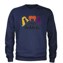 I Smell Children Hcus Pocus Adult Crewneck Sweatshirt - 查看 7