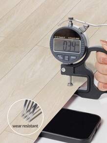 1 Roll Of Retro Thickened (Thickness/0.34mm) Beige Imitation Wood Grain Wood Texture Floor Sticker Suitable For Home Decoration, Room Background, Floor Renovation, Anti Slip Waterproof Wear-Resistant Wall Sticker Floor Sticker, Stickers, Wall Decal, Vinyl Decal For Home Decorations, Spring Decoration Items Refresh Your Home, Rama Decoration Stickers Room Decor - Multicolor - View 4