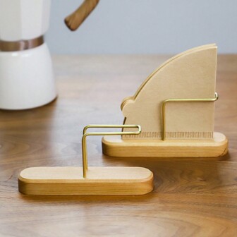 1 件装咖啡滤纸架收纳盒适用于手冲咖啡滤纸