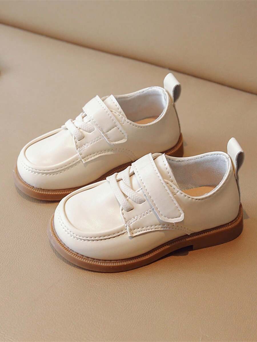 Baby Shoes Autumn Spring Boy Toddler Shoes Soft Bottom Leather Shoes Kids Sneakers - 米色 - 查看 1