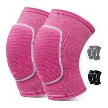 2 Cặp Miếng đệm đầu gối khiêu vũ Miếng đệm đầu gối bóng chuyền cho phụ nữ Người đàn ông Vũ công Yoga Bóng chuyền cực Khiêu vũ trên sàn Đàn hồi chống trượt Nẹp đầu gối Hỗ trợ với miếng bọt biển Bảo vệ đầu gối - Nhiều màu - Xem 1
