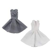 Trang phục công chúa thương mại quốc tế 11 inch/30cm, nhiều màu, quần áo búp bê đồ chơi cho tiệc, váy dạ hội [Không bao gồm giày và hoa tai] - Nhiều màu - Xem 5