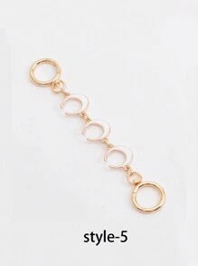 1/2 buc. Lanț de prelungire a geanților, prelungitoare de curele de poșetă Accesorii de înlocuire pentru lanț de prelungire a poșetei pentru geanta de umăr.