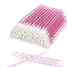 250 Pcs/50 Pcs Crystal Glossy Lip Gloss Applicator Disposable Lip Brushes, Makeup Tool Kit (Multicolor) - Multicolor - View 15