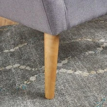 Casual And Comfortable Sofa Chairs - 淺灰色+布料 - 查看 6
