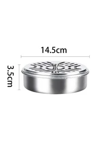 1/2 PCS Mosquito Coil Holder Triangle Iron Mosquito Coil Tray Plastic Socket Gray Creative Home Hanging Aromatherapy Stove Mosquito Coil Box - Square - View 11
