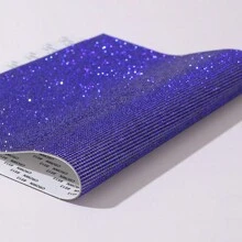 1pc Shiny Crystal Rhinestone Sticker, 7.8 X 9.4 Inch, DIY Self-Adhesive Glitter Decor For Car, Phone, Crafts - M-20*24cm - View 18