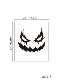 1 cái, Gothic, Đen, Mặt cười, Hình xăm tạm thời, Dành cho câu lạc bộ tiệc tùng, Quà tặng, Tự làm, Lâu trôi, Hình xăm giả, Không thấm nước, Chống mồ hôi, Nhiều màu sắc, Dễ dàng áp dụng và loại bỏ, Dành cho phụ nữ và nam giới, - Nhiều màu - Xem 5