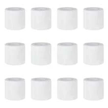 12packs Self Adhesive Bandage Wrap,2 Inches 5 Yards Black Wrap Breathable Flexible Stretchy Cohesive Bandage For First Aid, Sprains Protection Gym Gym Accessories Bandages Sports Tape